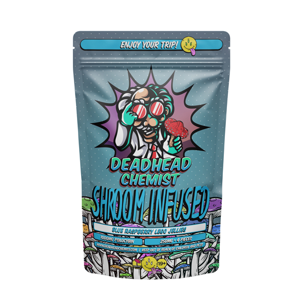 Mushroom Jelly Deadhead Chemist – 1000MG Blue Raspberry