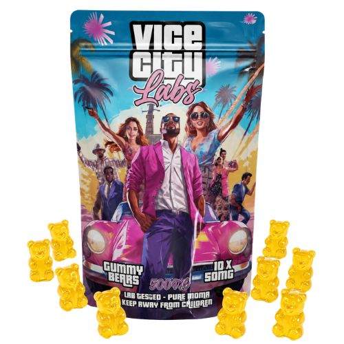 500MG MDMA Gummy Bears - Lemon - Vice City Labs