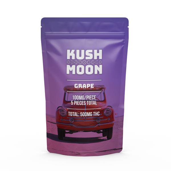Kush Moon Strawberry THC Gummies 500mg