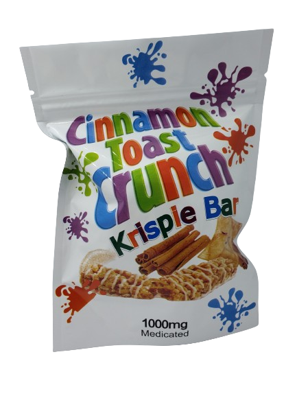 Cynnamon Toast Crunch Cereal Bar 1000mg D9 THC