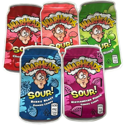 Warheadz Sour 600mg THC