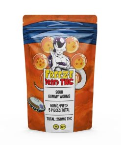 THC Freeze Dried Sour Gummy Worms