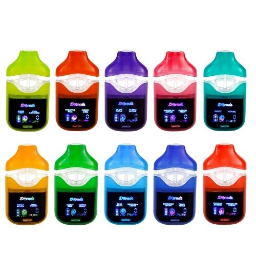 Donuts Dual THC Live Diamonds Vapes Disposables 1ml+1ml