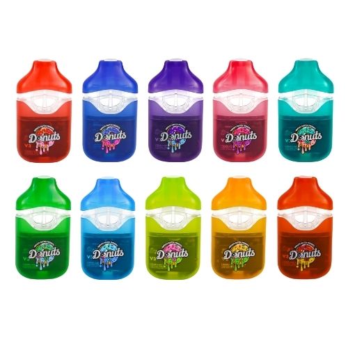 Donuts Dual THC Live Diamonds Vapes Disposables 1ml+1ml - Image 2